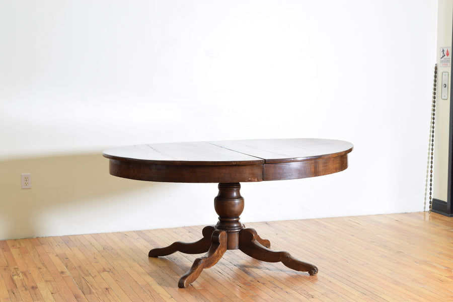 Solid Walnut Extension Dining Table