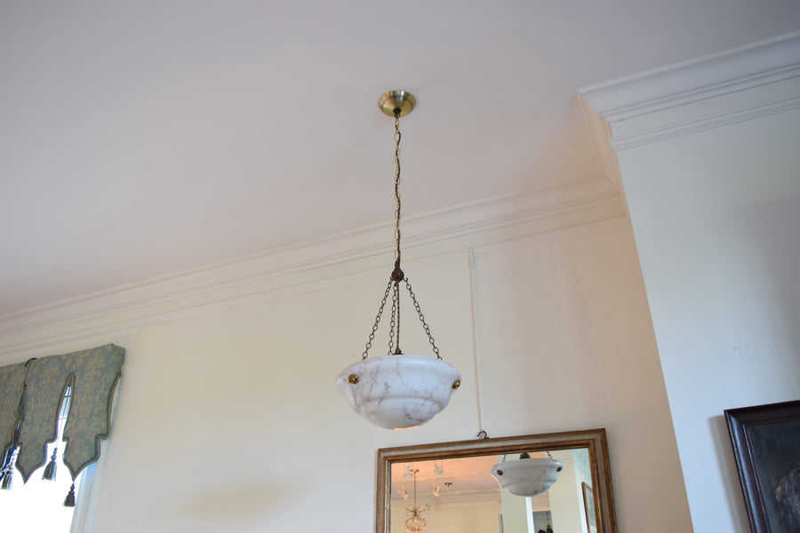 Alabaster Hanging Pendant
