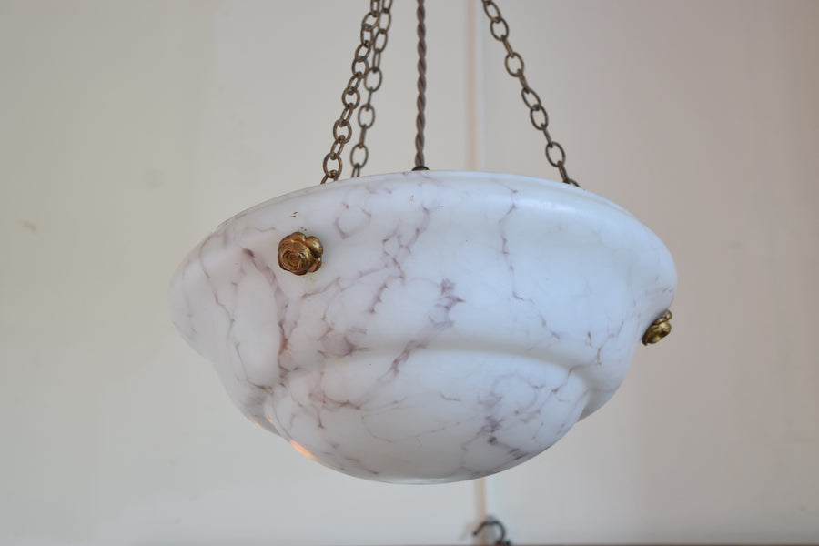 Alabaster Hanging Pendant