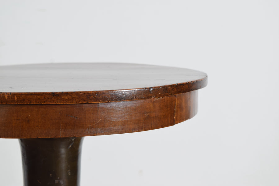 Walnut, Giltwood, and Ebonized Table