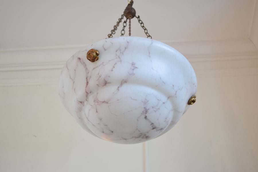 Alabaster Hanging Pendant