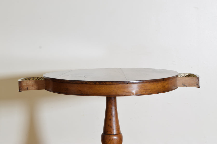 Walnut 2-Drawer Center Table