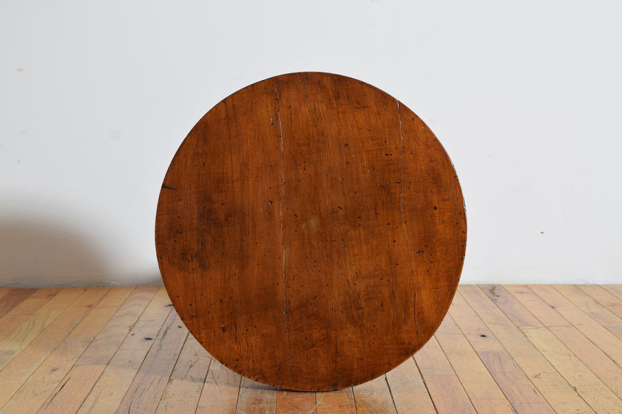 Walnut, Giltwood, and Ebonized Table
