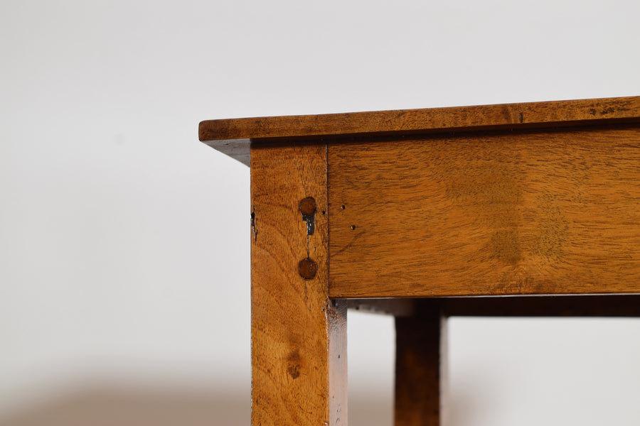 Walnut 1-Drawer Table