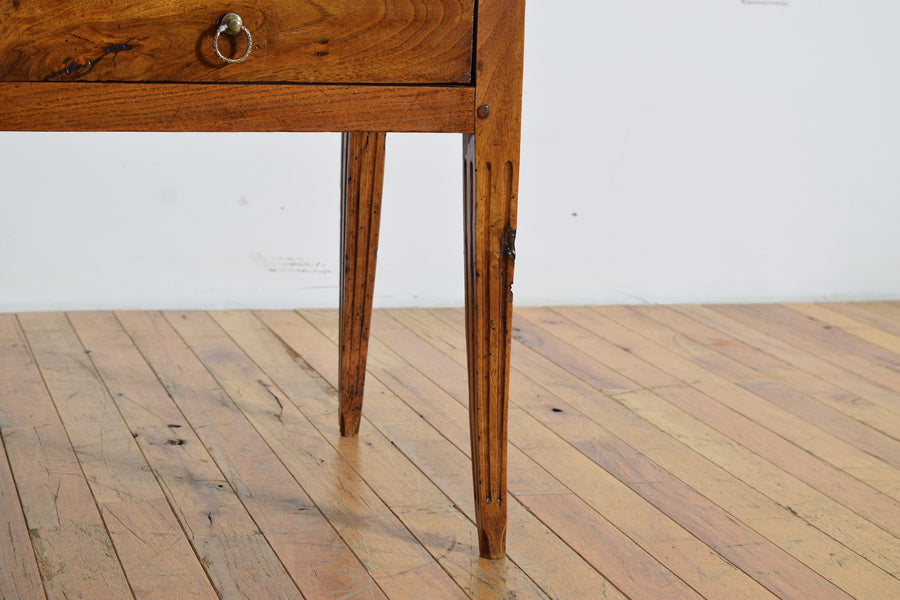 Walnut 1-Drawer Table