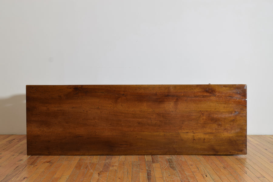 Walnut 4-Drawer Drapers Table