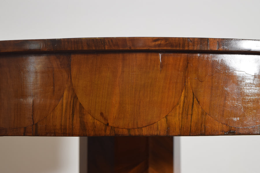 Walnut and Inlaid Center Table
