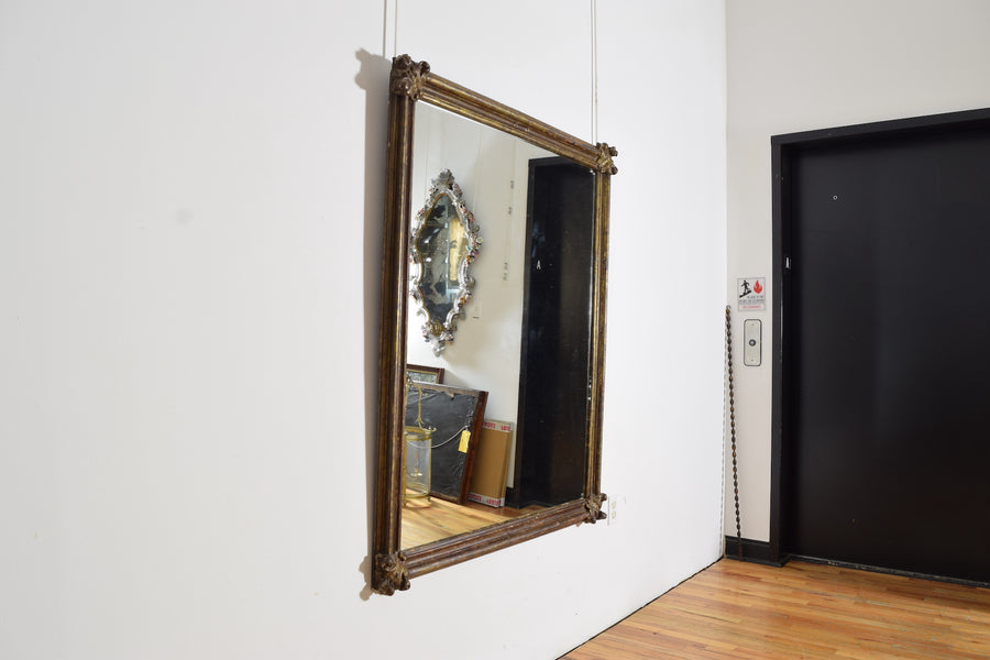 Large Carved Giltwood Mirror