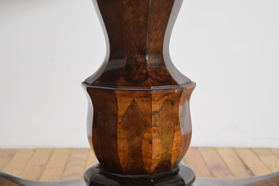 Walnut and Inlaid Center Table