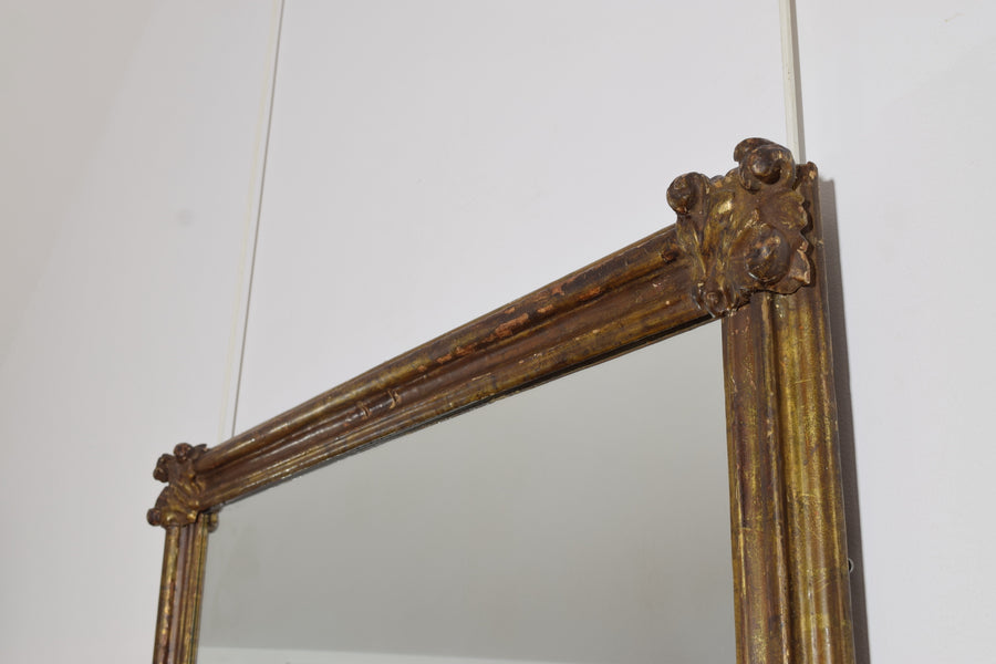 Large Carved Giltwood Mirror