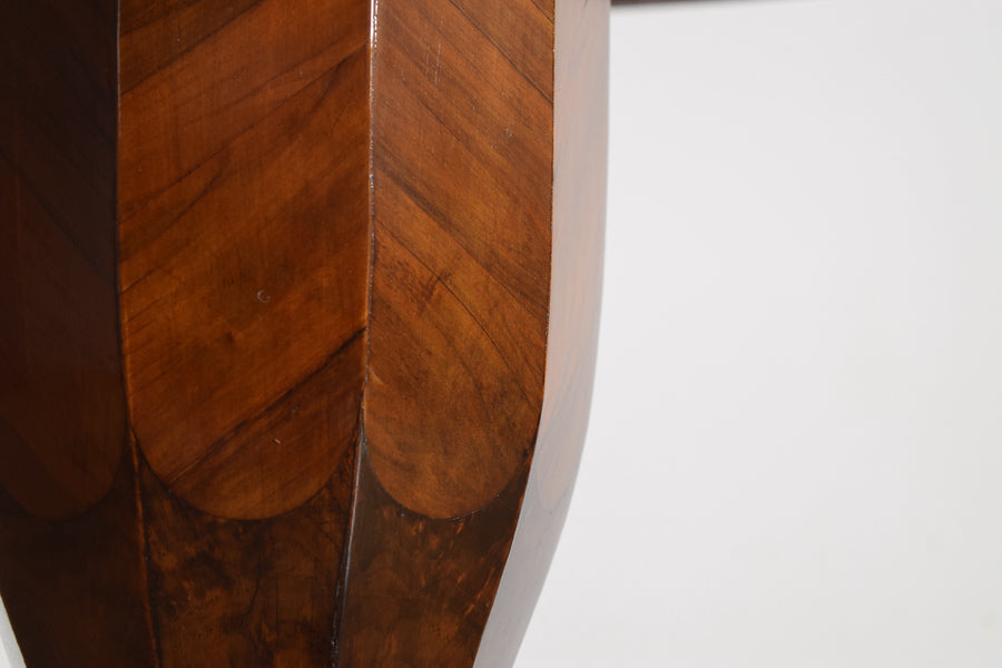 Walnut and Inlaid Center Table