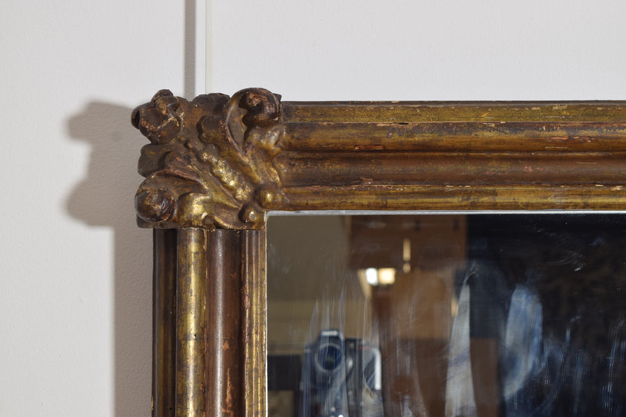 Large Carved Giltwood Mirror