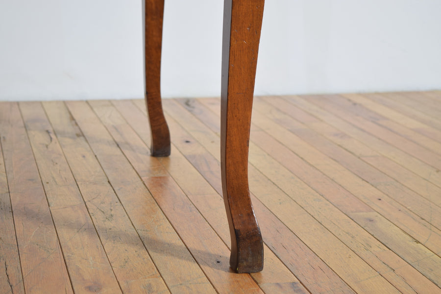 Walnut and Inlaid 1-Drawer Games Table
