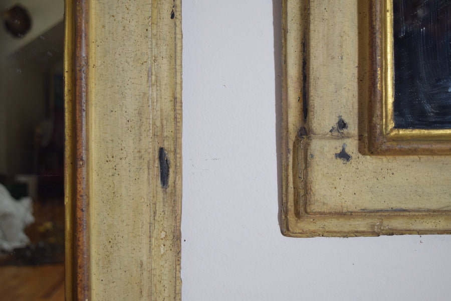 Pair of Painted Deconstructed Mirrors