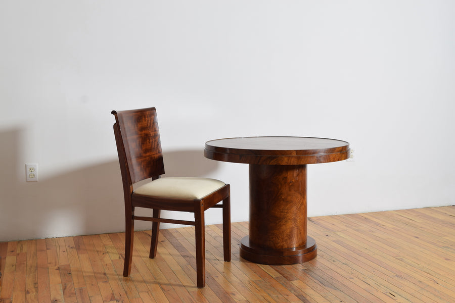 Walnut Veneered Low Center Table