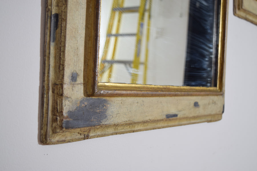 Pair of Painted Deconstructed Mirrors