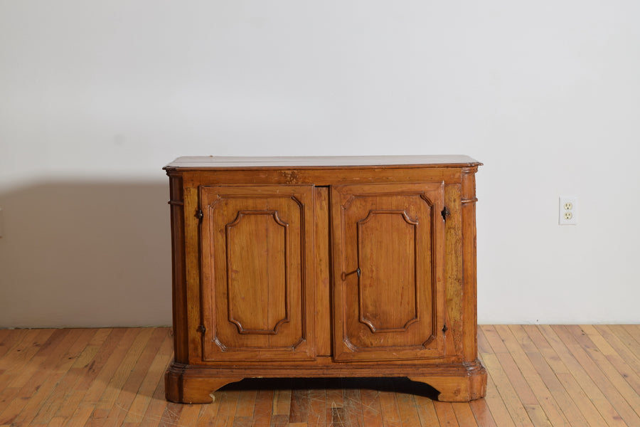 Poplar Wood 2-Door Credenza