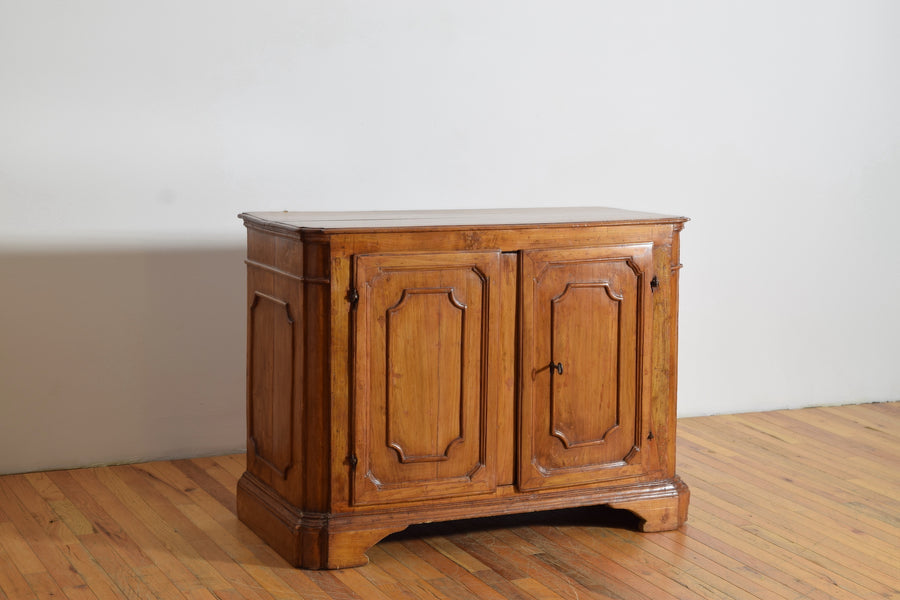 Poplar Wood 2-Door Credenza