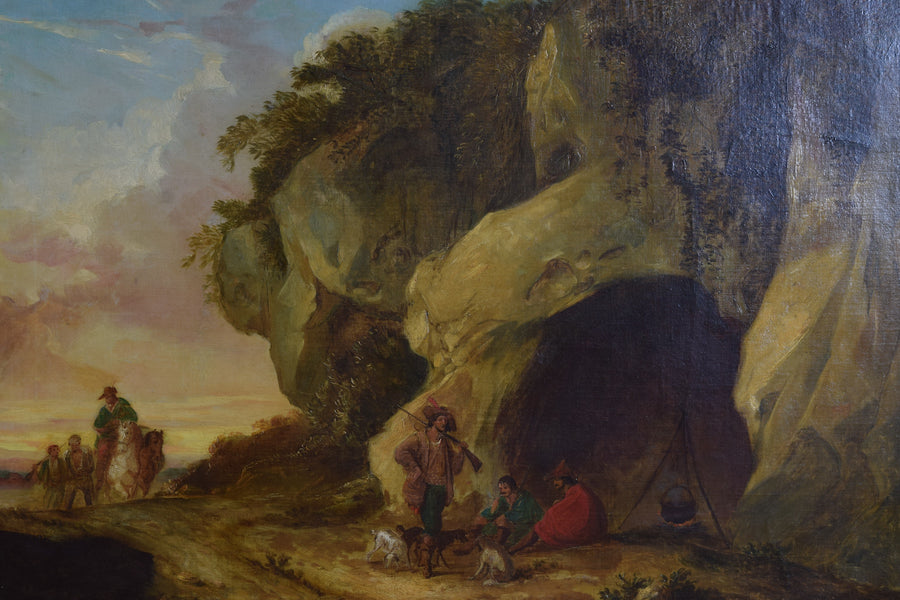 Oil on Canvas, The Capture, Attributed to T. Stothart