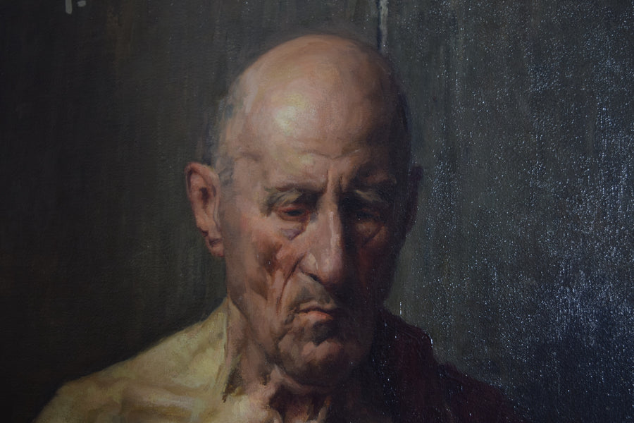 Oil on Canvas, Portrait Study