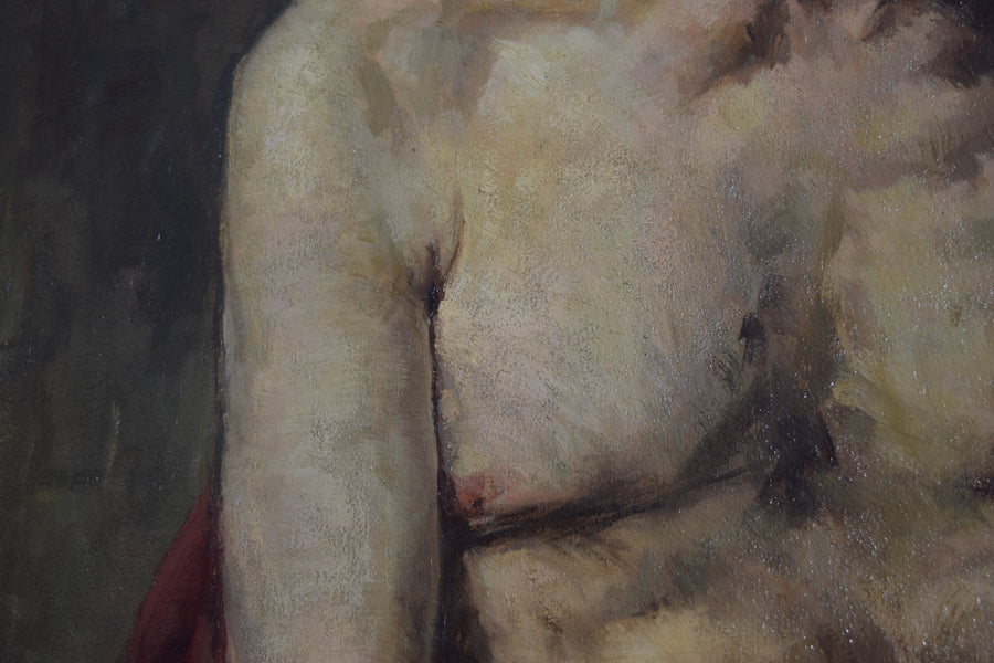 Oil on Canvas, Portrait Study