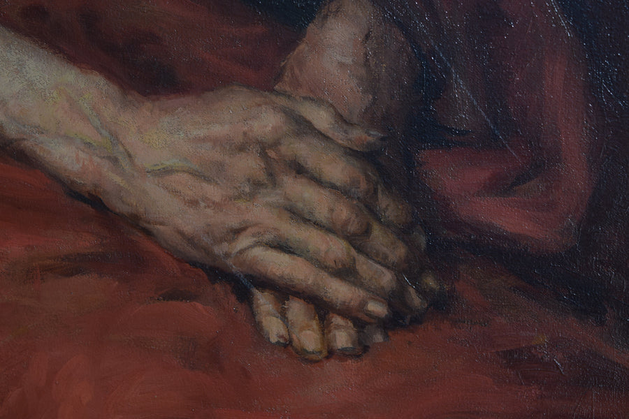 Oil on Canvas, Portrait Study