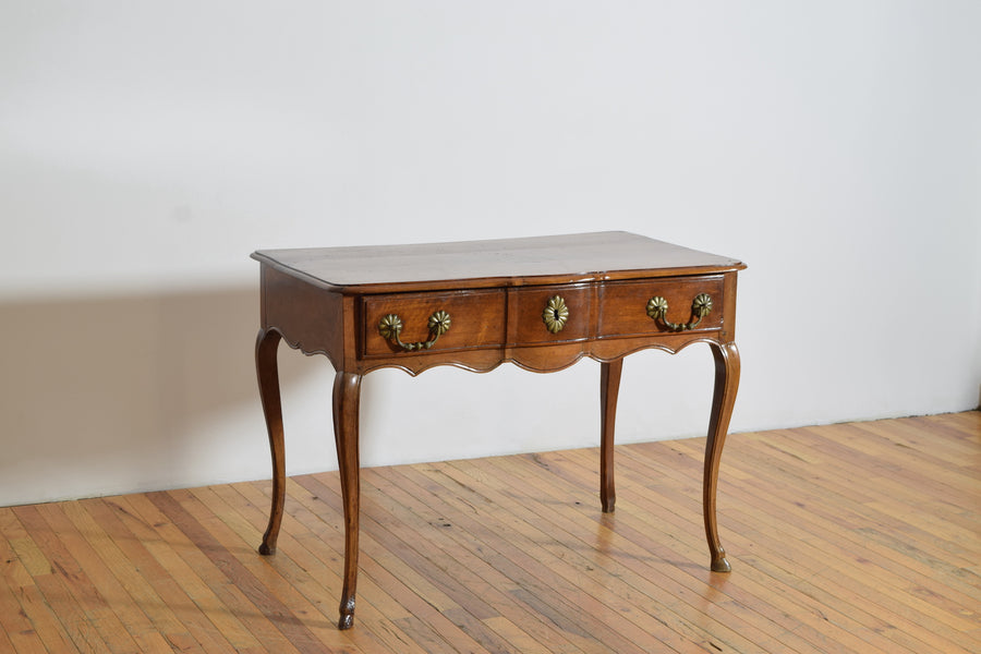 Walnut 1- Drawer Writing Table