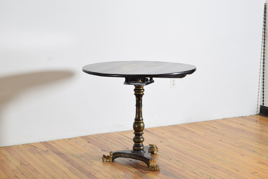 Chinoiserie Tilt-Top Center Table