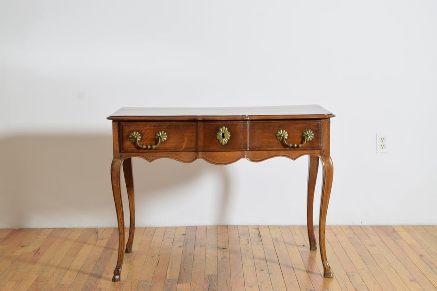 Walnut 1- Drawer Writing Table