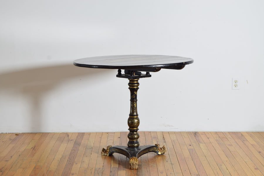 Chinoiserie Tilt-Top Center Table