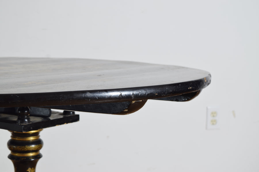 Chinoiserie Tilt-Top Center Table