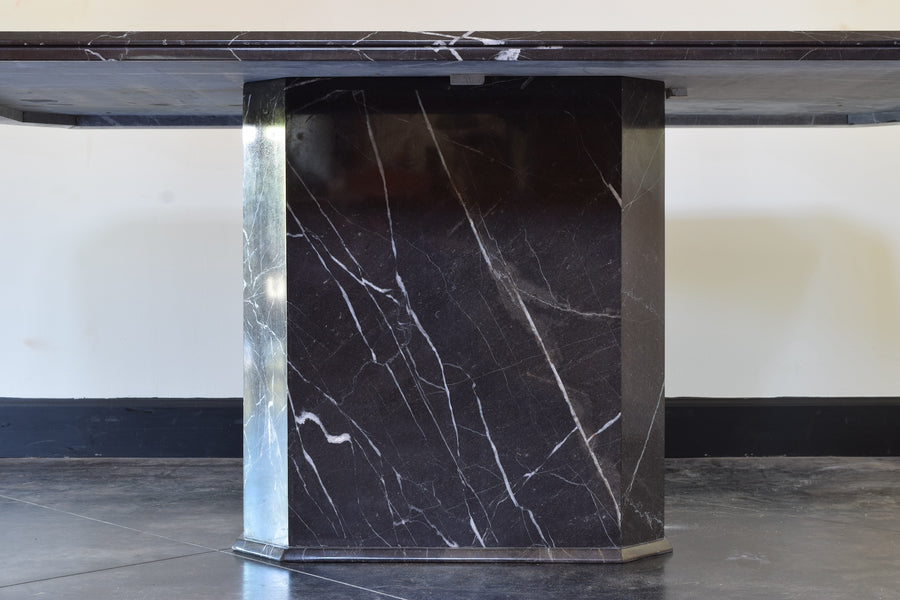 Two-Piece Marble Dining Table