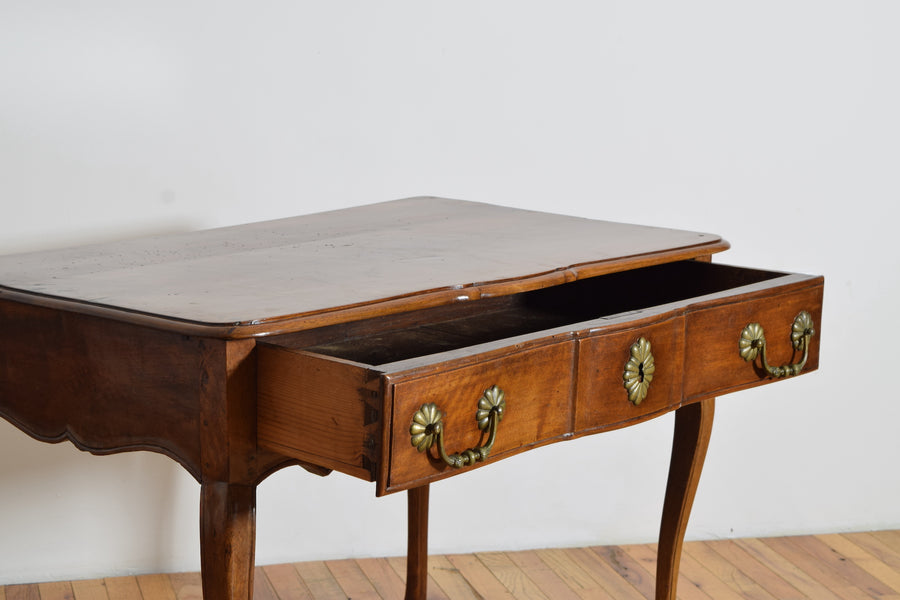 Walnut 1- Drawer Writing Table