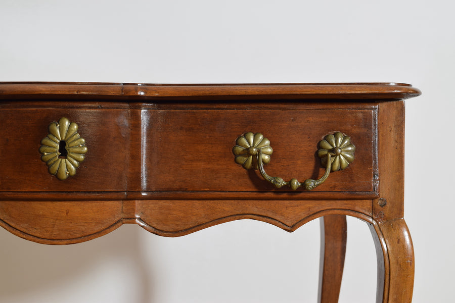 Walnut 1- Drawer Writing Table
