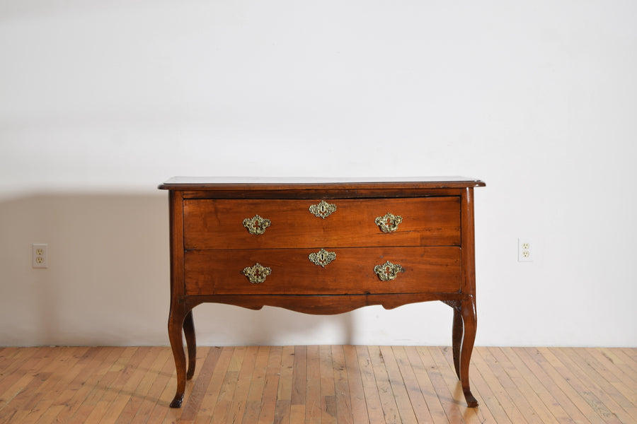 Walnut 2-Drawer Commode