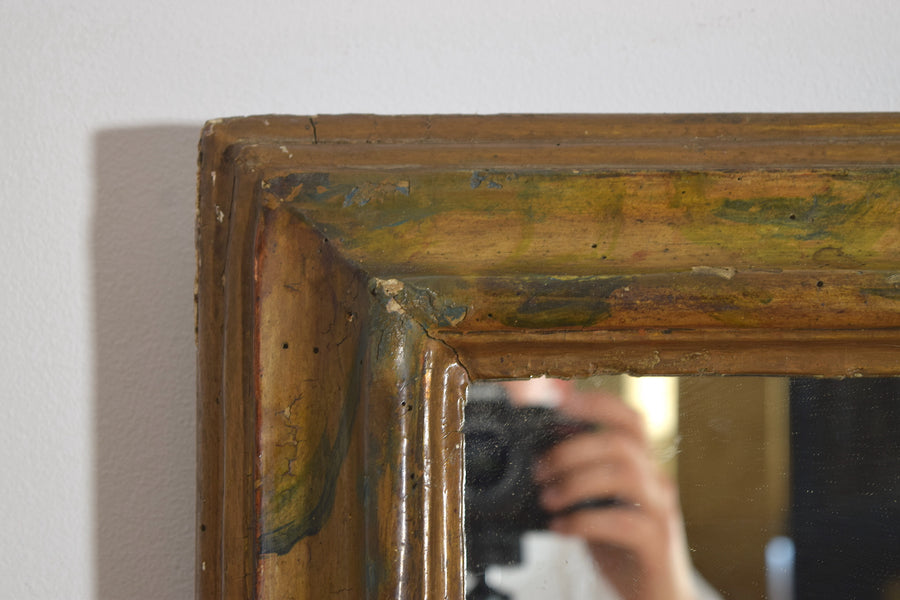 Faux Marble Painted Mirror