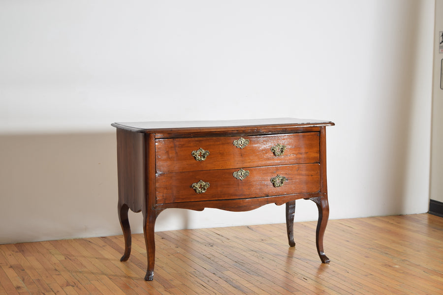 Walnut 2-Drawer Commode