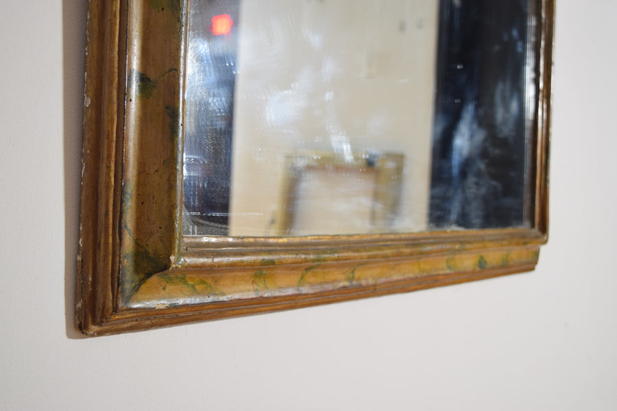 Faux Marble Painted Mirror