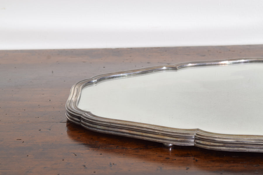 Silver Plate and Mirrored Plateau