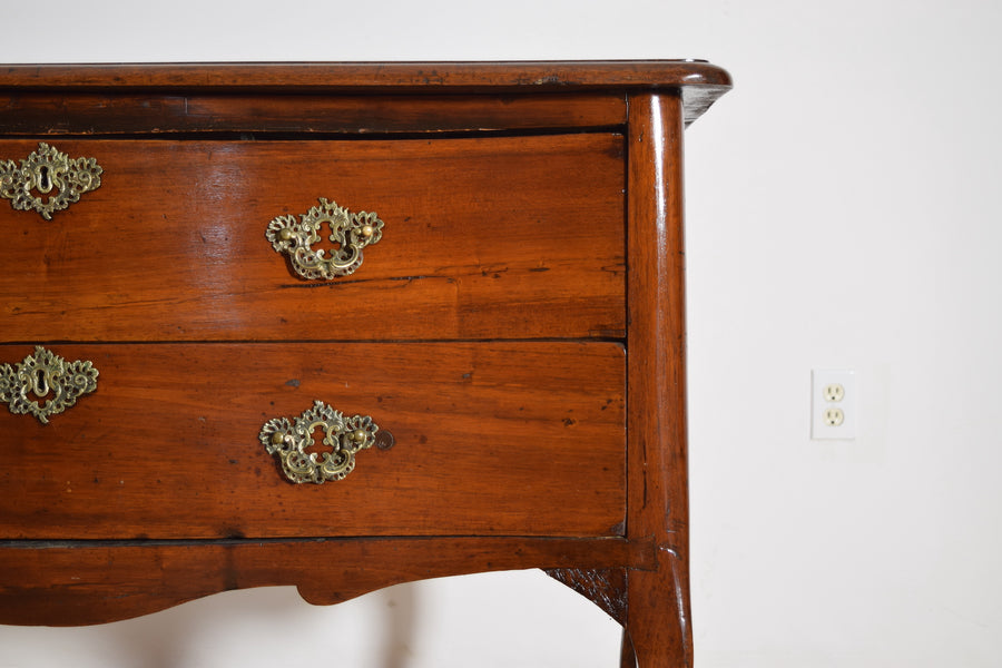 Walnut 2-Drawer Commode