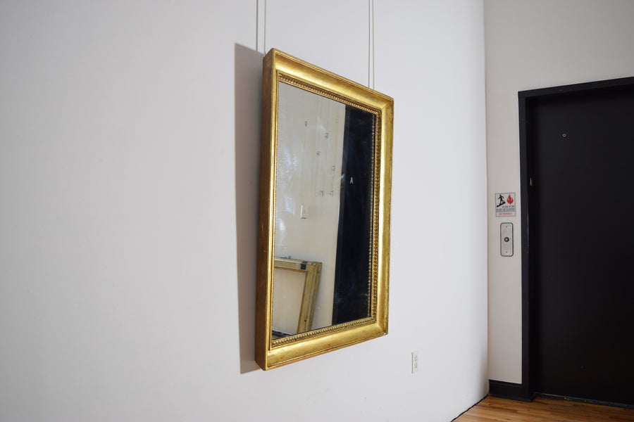 Carved Giltwood and Gilt Gesso Mirror