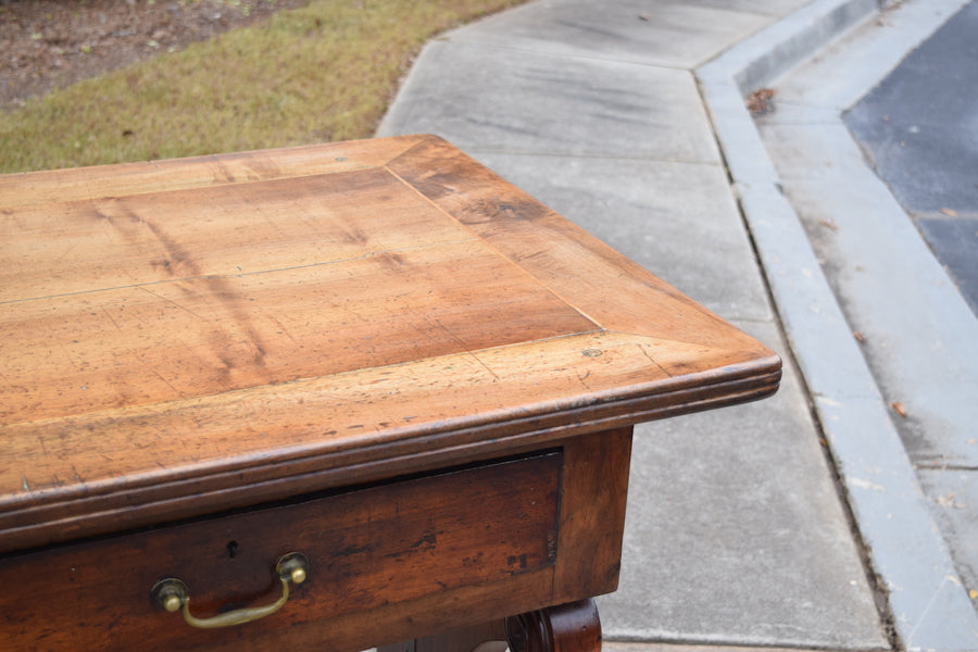 Solid Walnut 4-Drawer Drapers Table