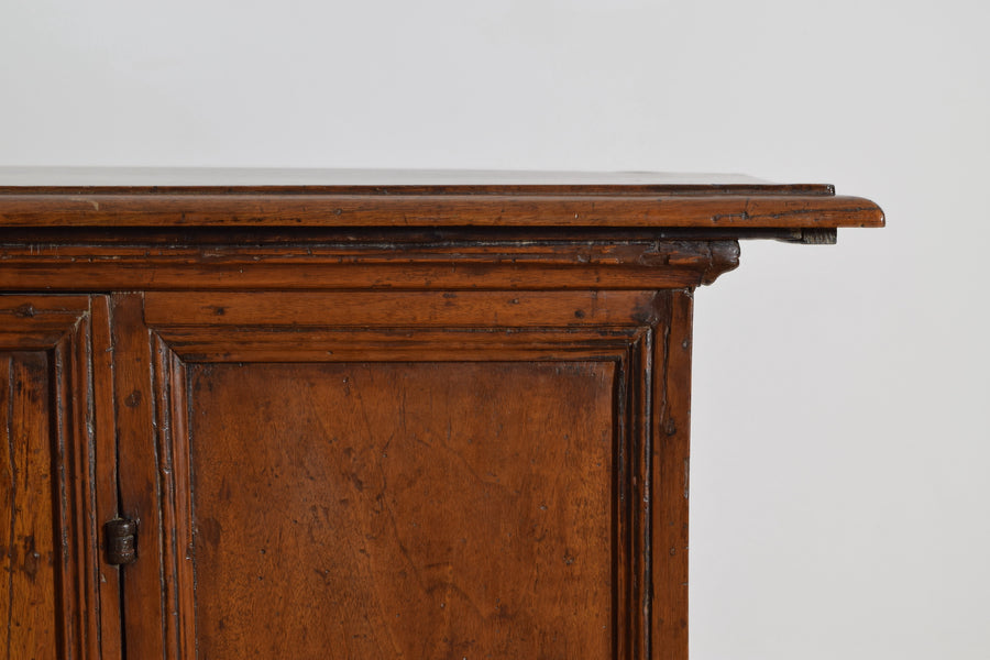 Walnut 1-Door Credenza