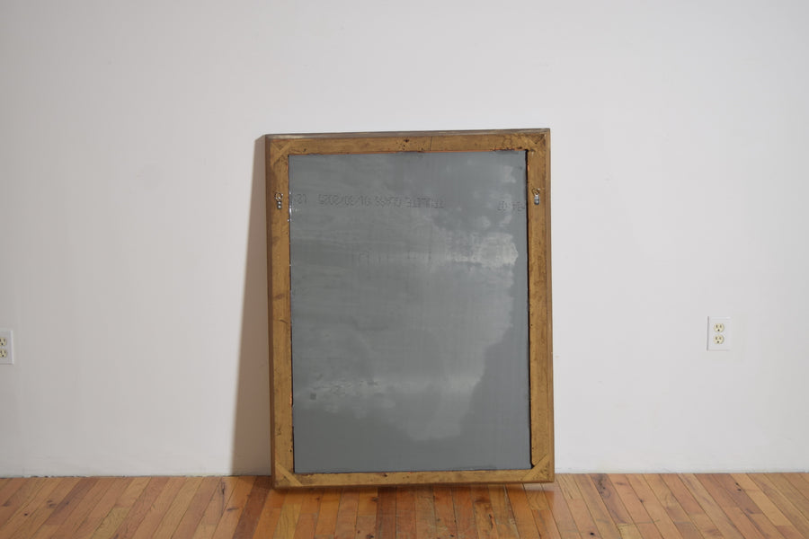 Carved Giltwood and Gilt Gesso Mirror
