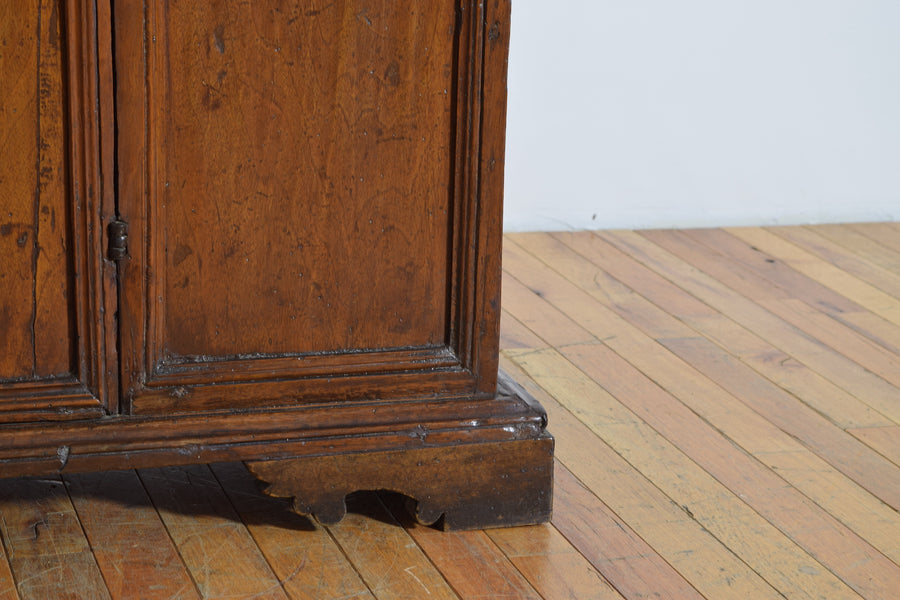 Walnut 1-Door Credenza
