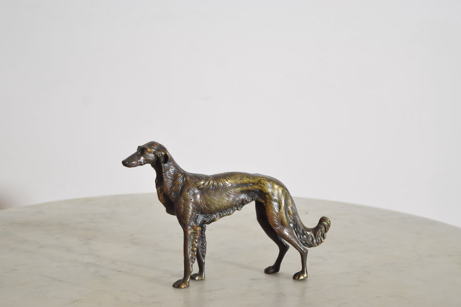 Bronze Borzoi Russian Wolfhound