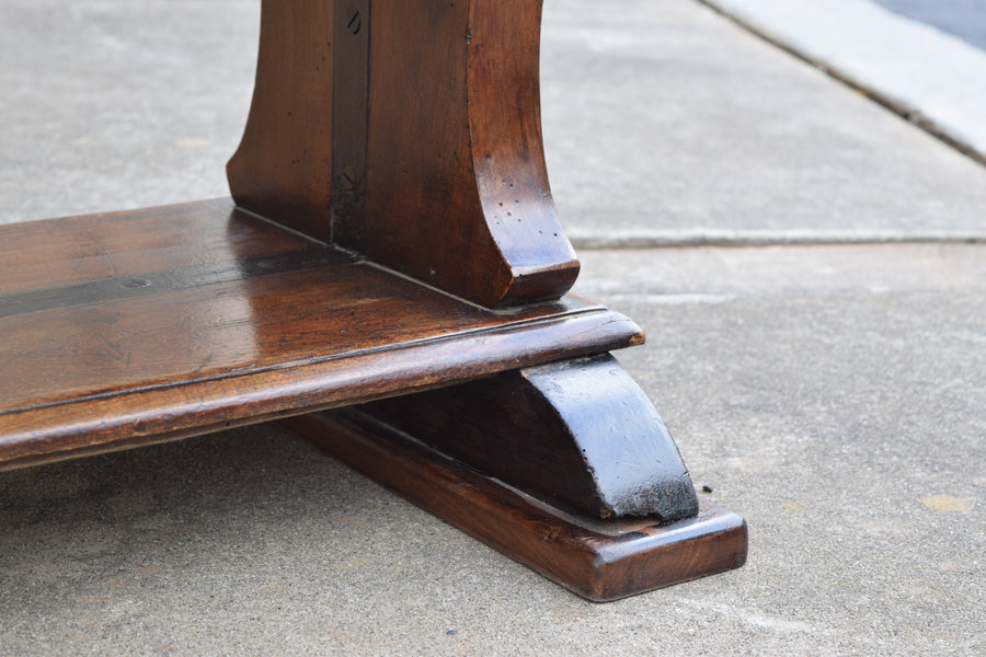 Solid Walnut 4-Drawer Drapers Table