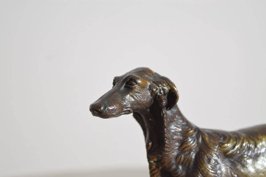 Bronze Borzoi Russian Wolfhound