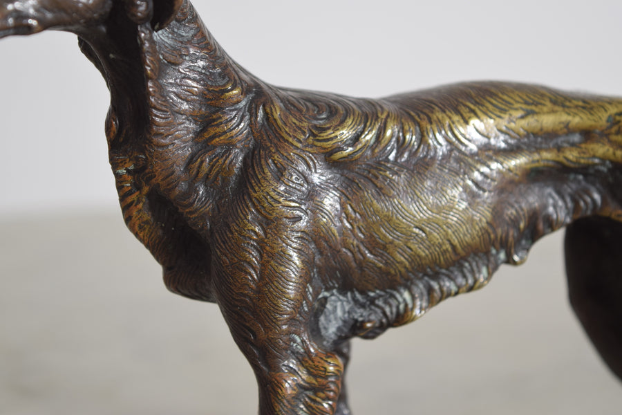 Bronze Borzoi Russian Wolfhound