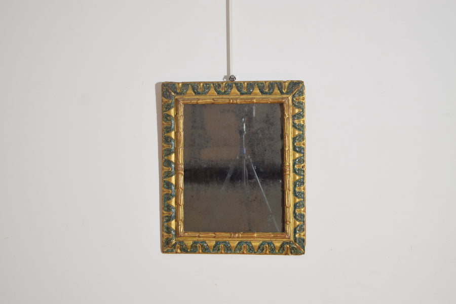 Giltwood and Painted Mirror